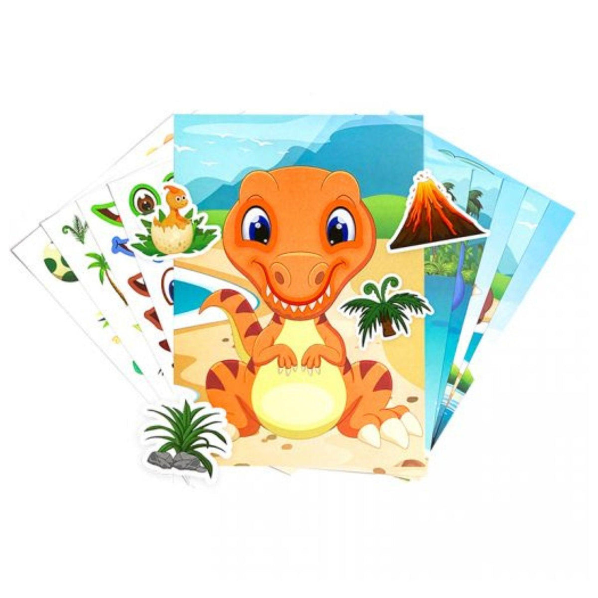 Dinosaur Mega Sticker Create Pack - PoundToys