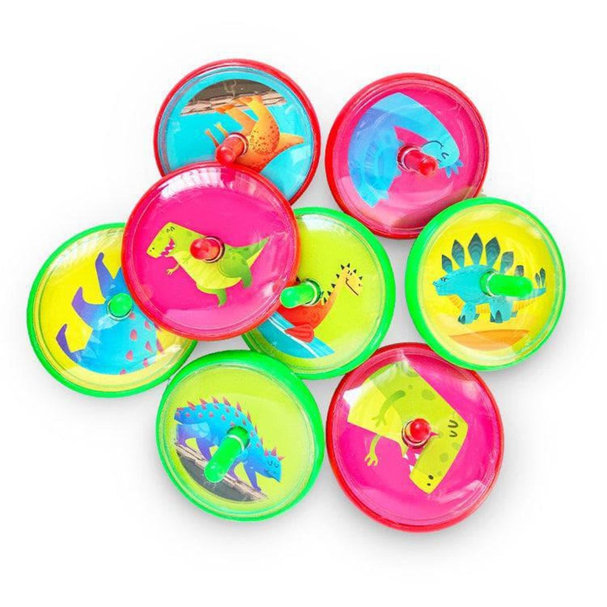 Dinosaur Mini Spinning Tops - Kids Party Craft