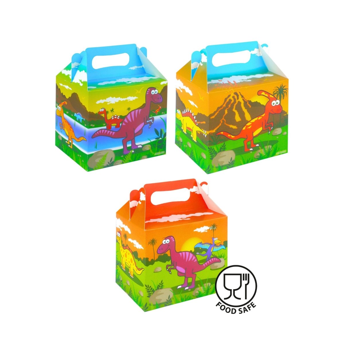 Dinosaur Party Food Boxes - PoundToys