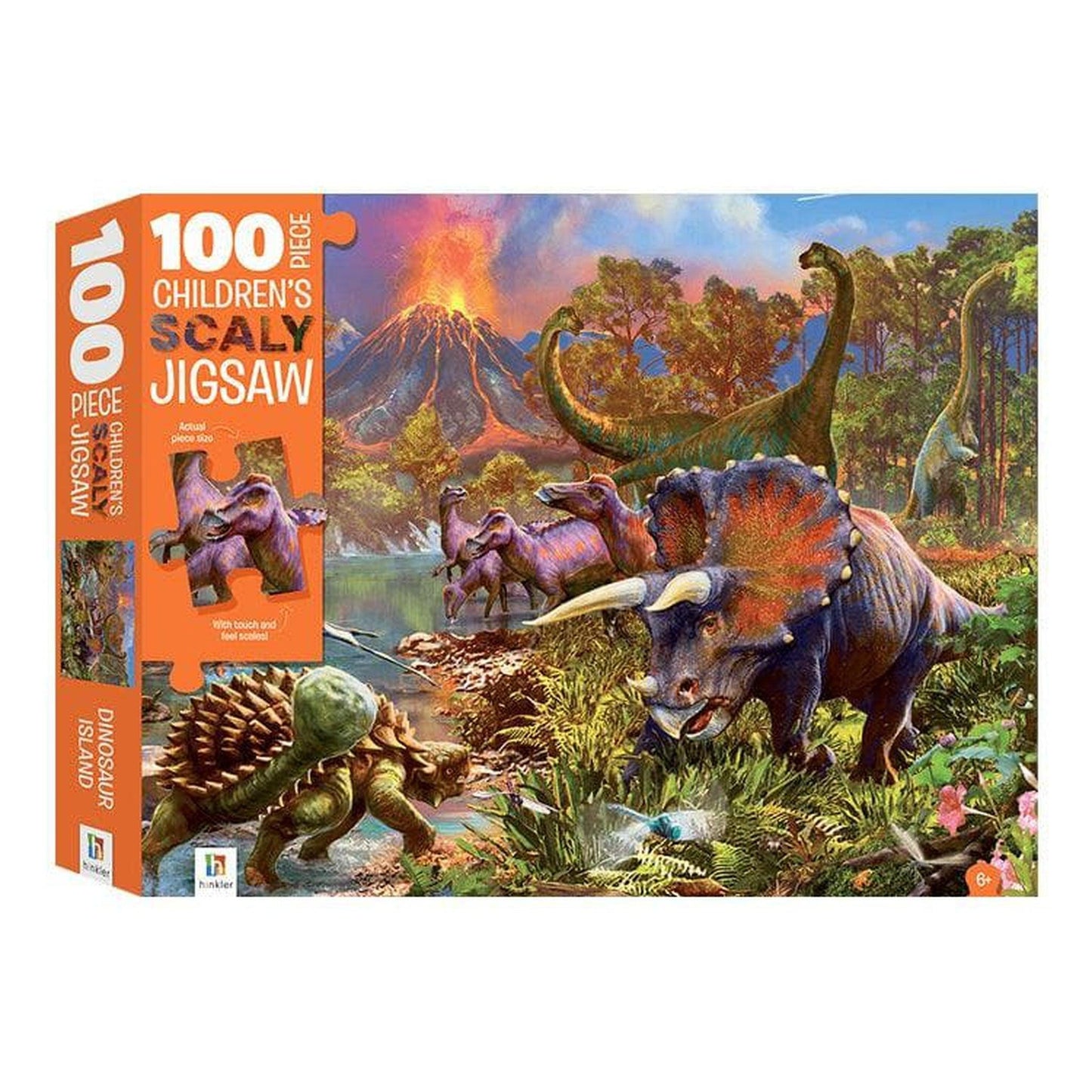 Dinosaur Scaly 100 Piece Jigsaw Set - PoundToys