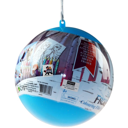 Disney Frozen 2 - Giant Christmas Bauble With Stickers And Stationery Gift Set - PoundToys