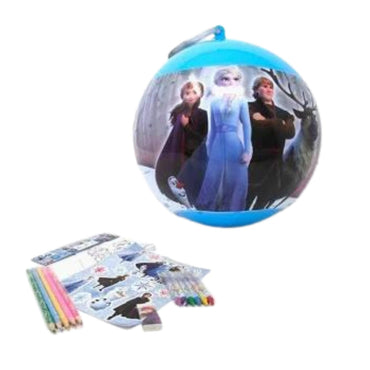 Disney Frozen 2 - Giant Christmas Bauble With Stickers And Stationery Gift Set - PoundToys