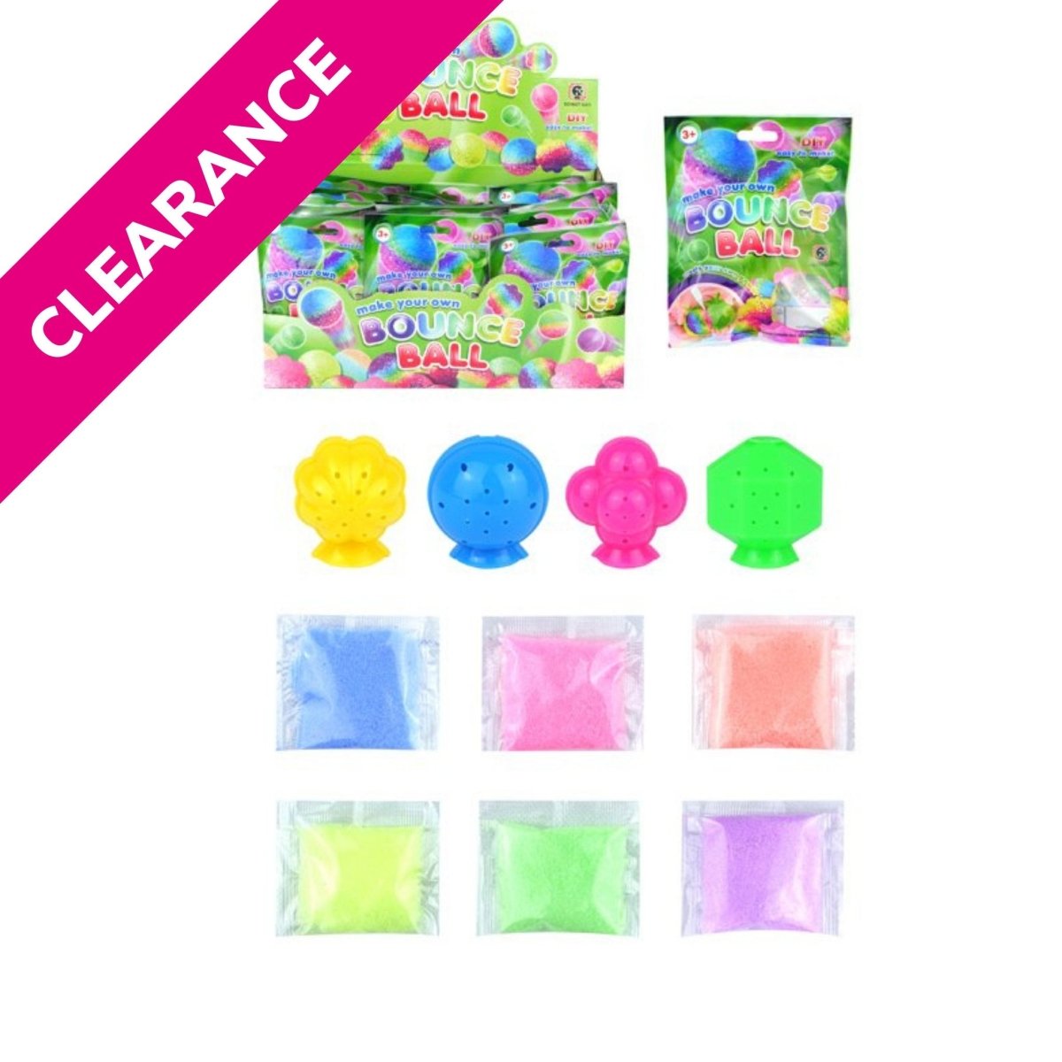 DIY Make Your Own Bouncy Ball 6pc Sets - PoundToys