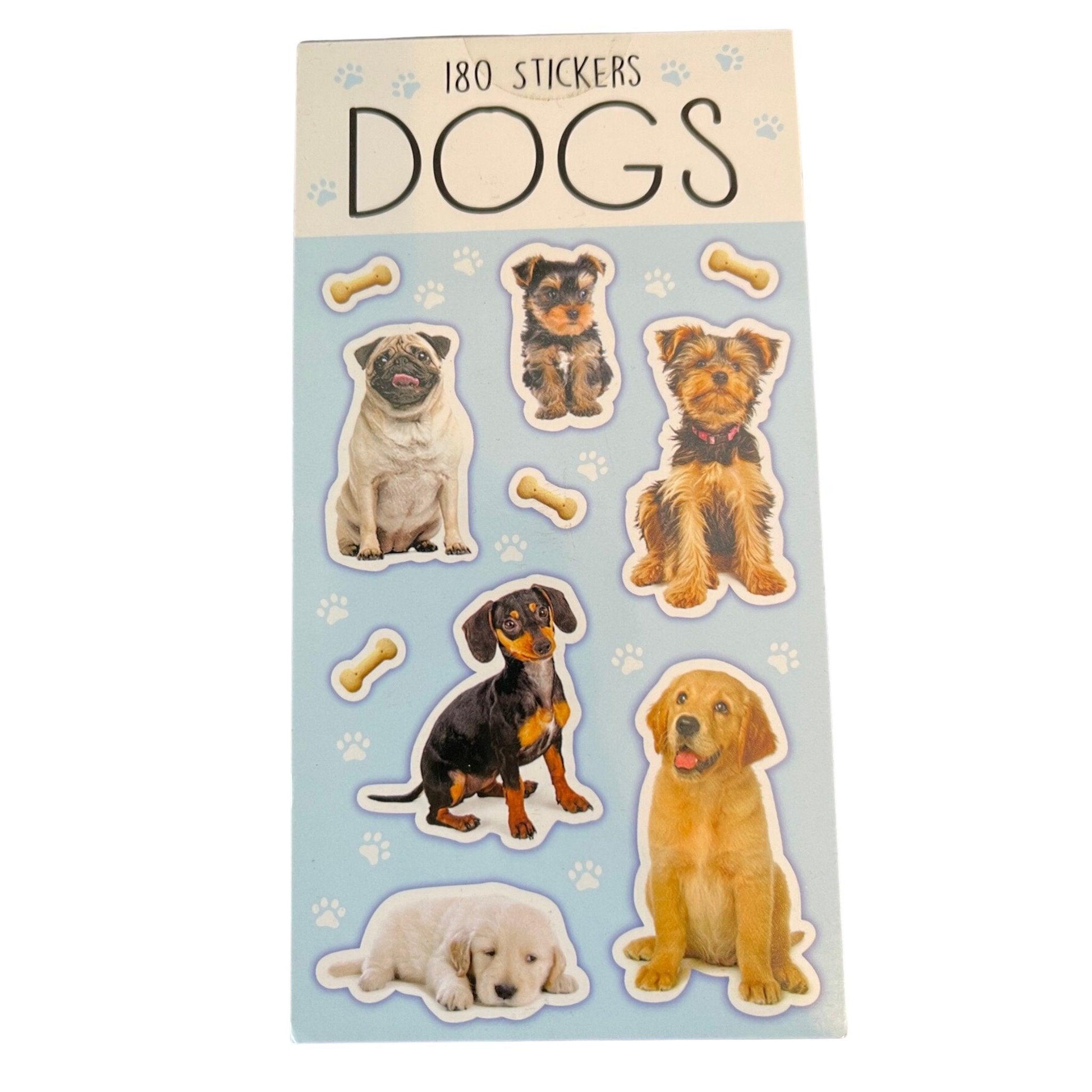 Dogs Mini Sticker Book - 12 Sheets (180 stickers) - PoundToys