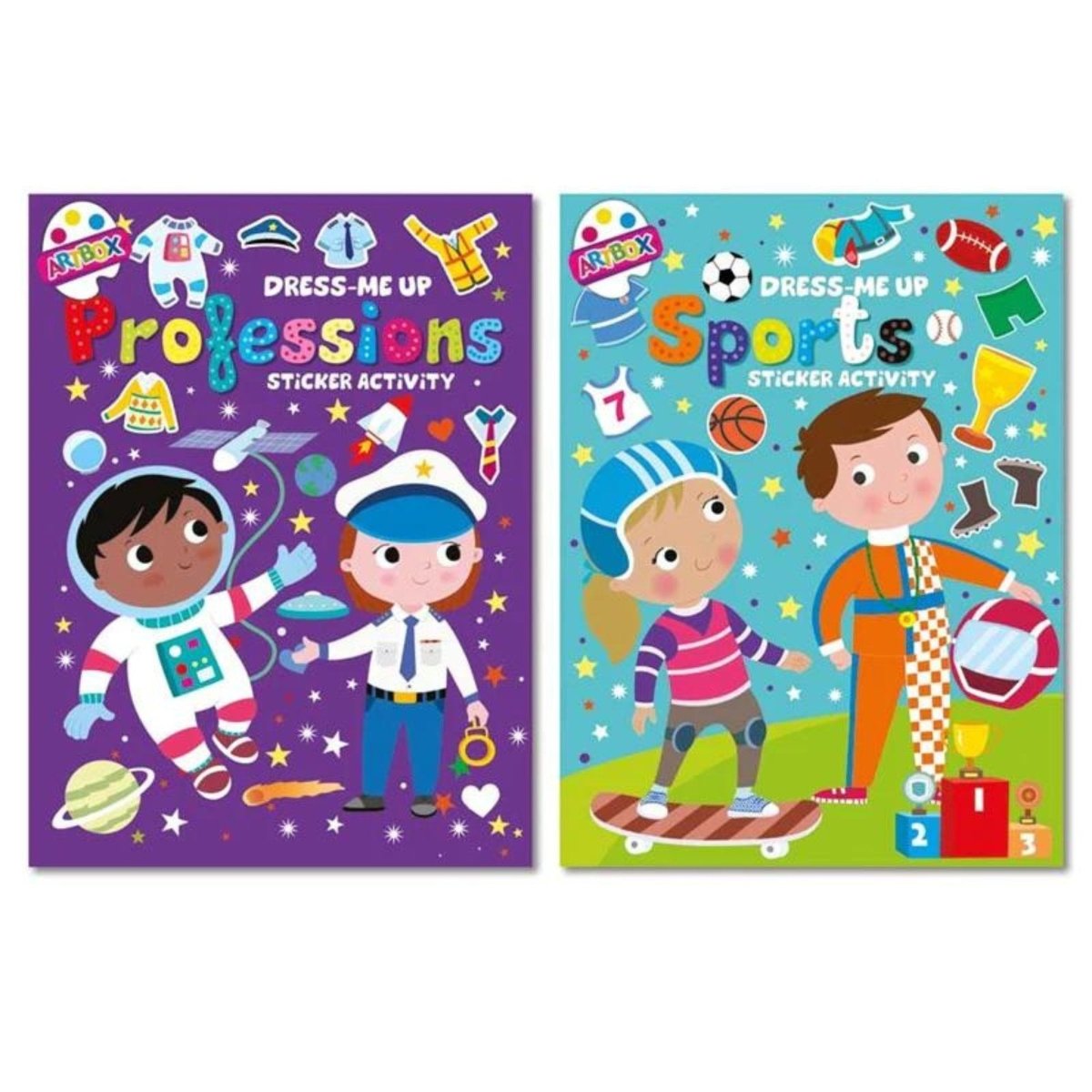 Dress-Me Up Stickers Activity Book - PoundToys