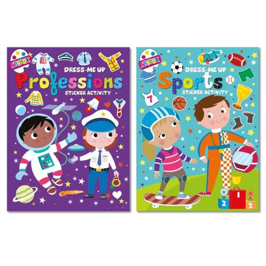 Dress-Me Up Stickers Activity Book - PoundToys