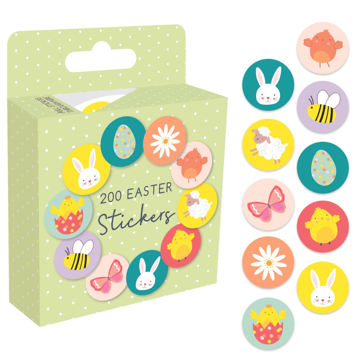 Easter 200 Sticker Box - PoundToys