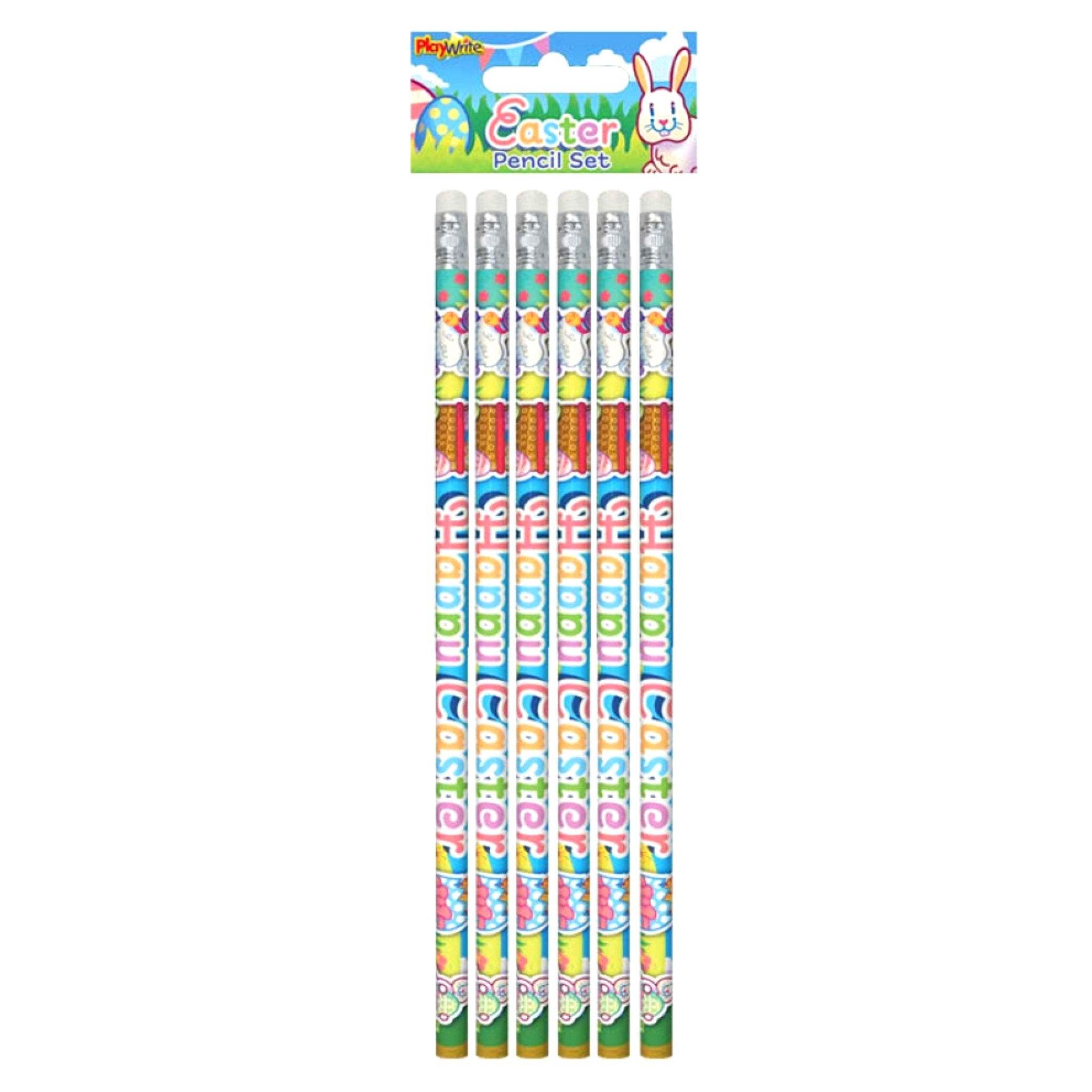 Easter 6pc Pencil Set 17cm - PoundToys