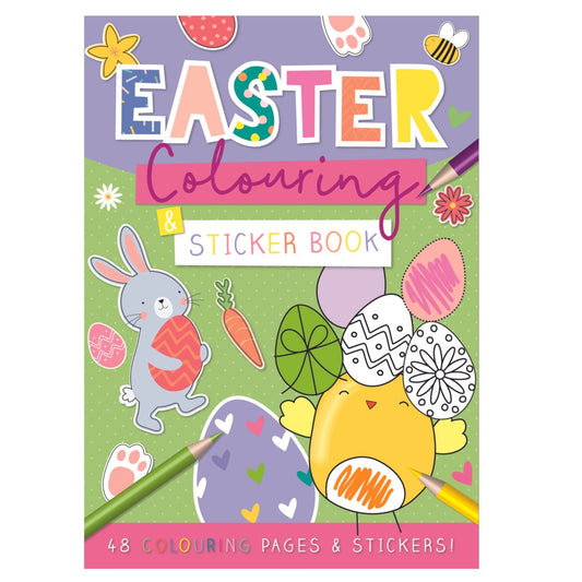 Easter Colouring And Sticker Book - PoundToys