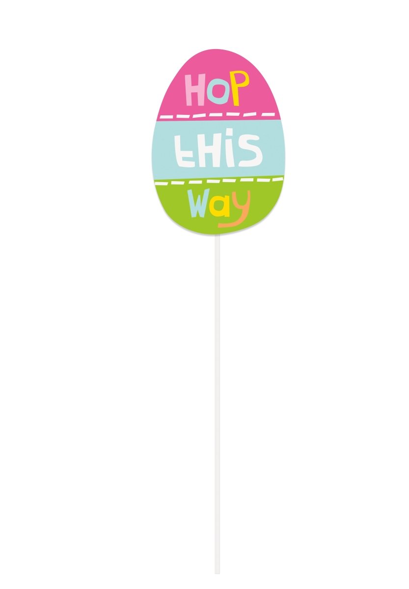 Easter Egg Hunt Clue Signs 10 Pack - PoundToys