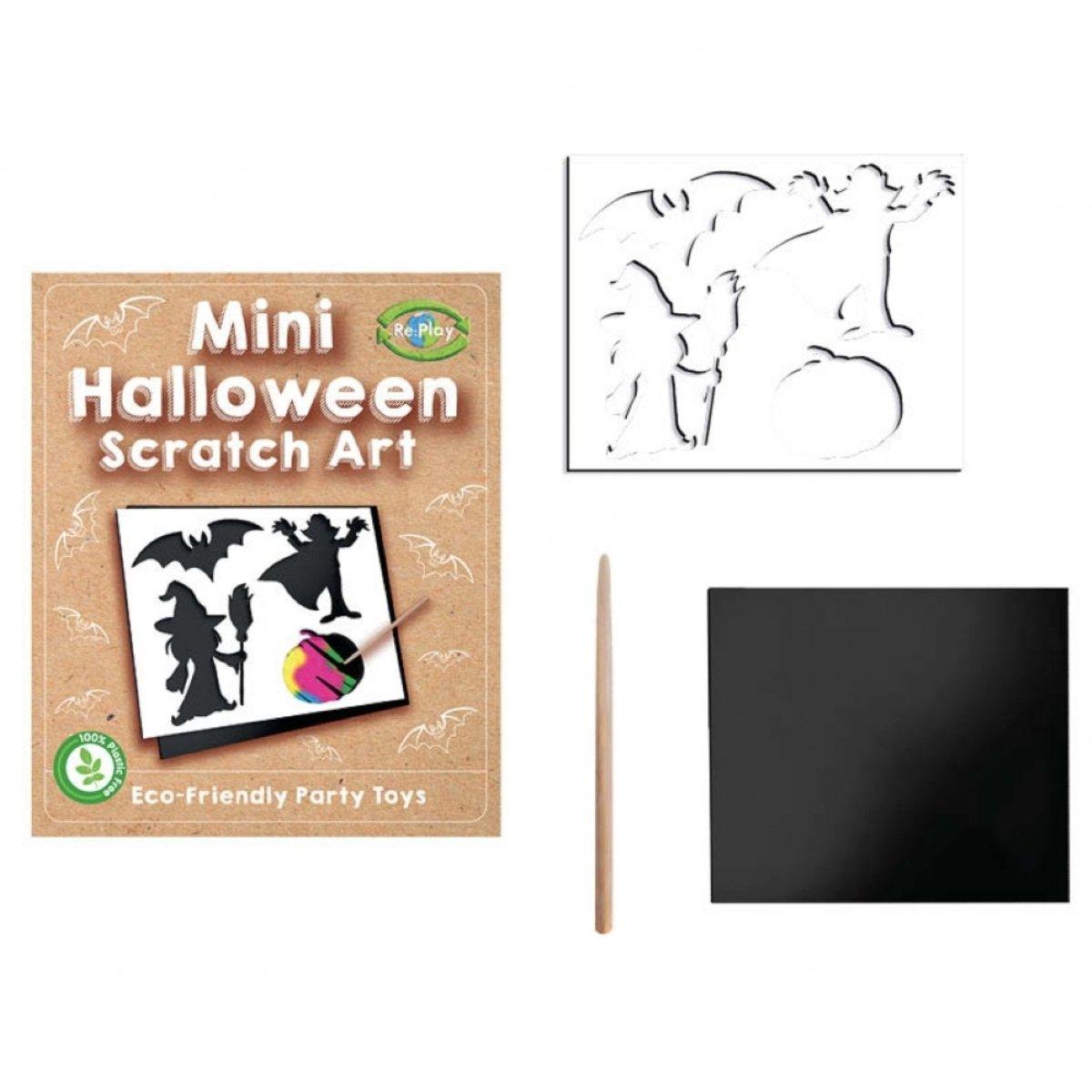 Eco Friendly Halloween Mini Scratch Art - PoundToys