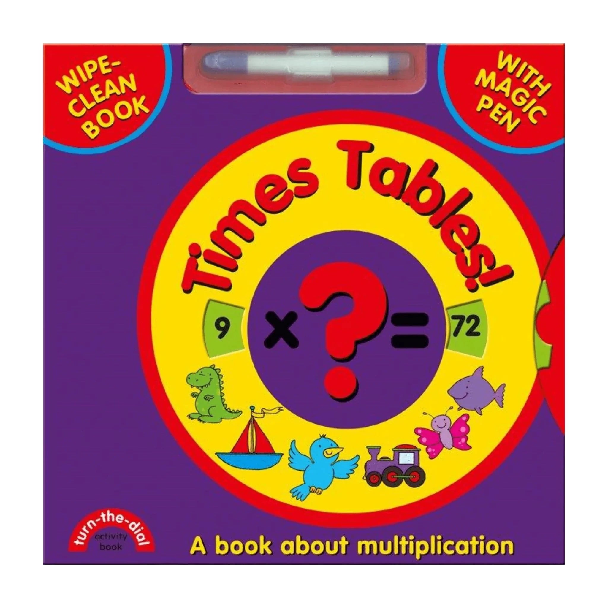 Educational Times Table Wipe Clean Book - PoundToys