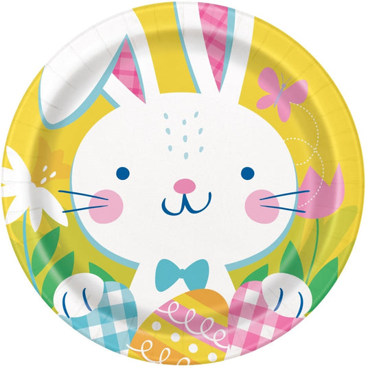 Eggcellent Easter Round 9" Dinner Plates 8 Pack - PoundToys