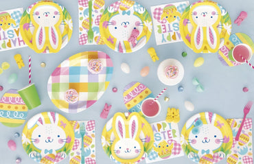 Eggcellent Easter Round 9" Dinner Plates 8 Pack - PoundToys