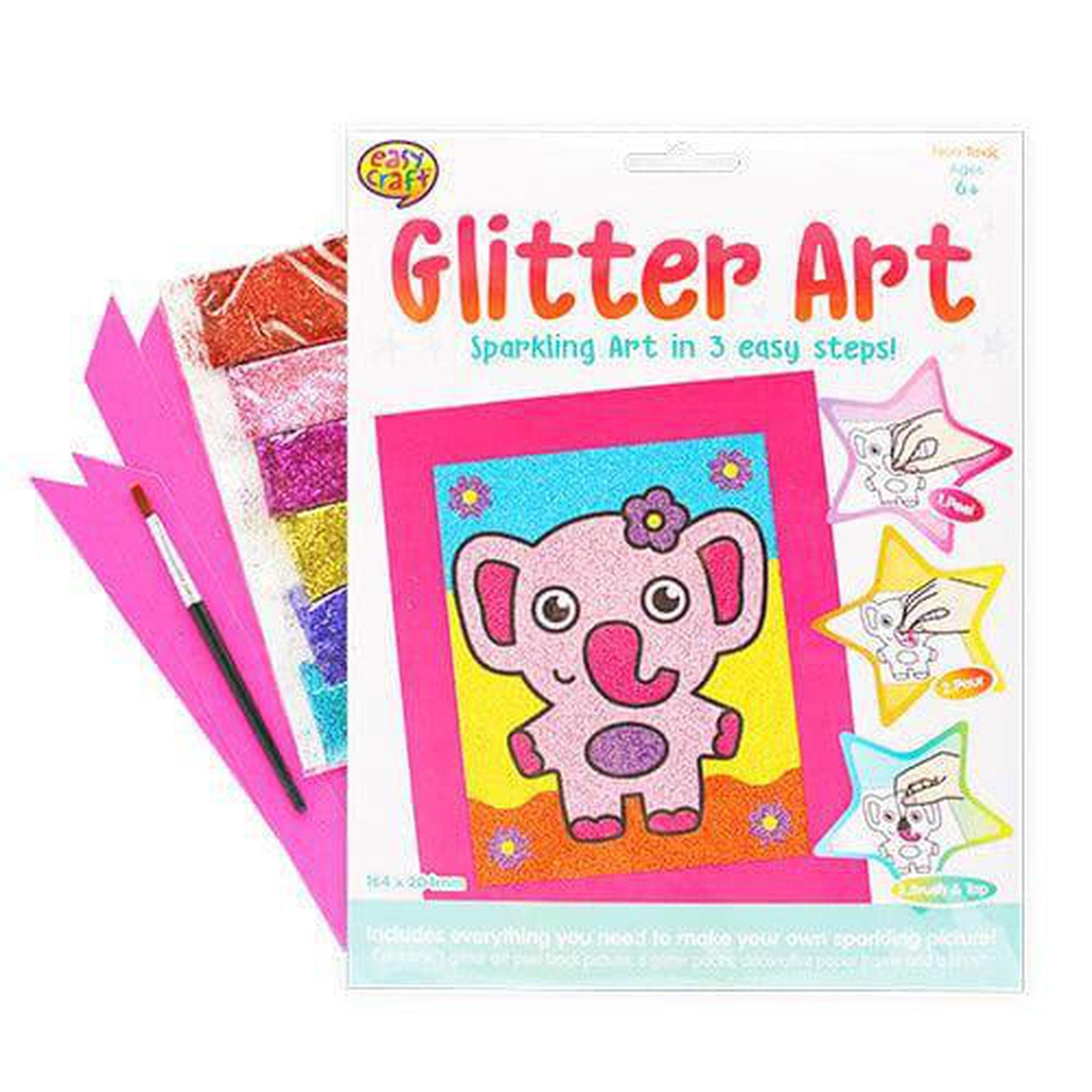 Elephant Glitter Art Craft Kit - PoundToys