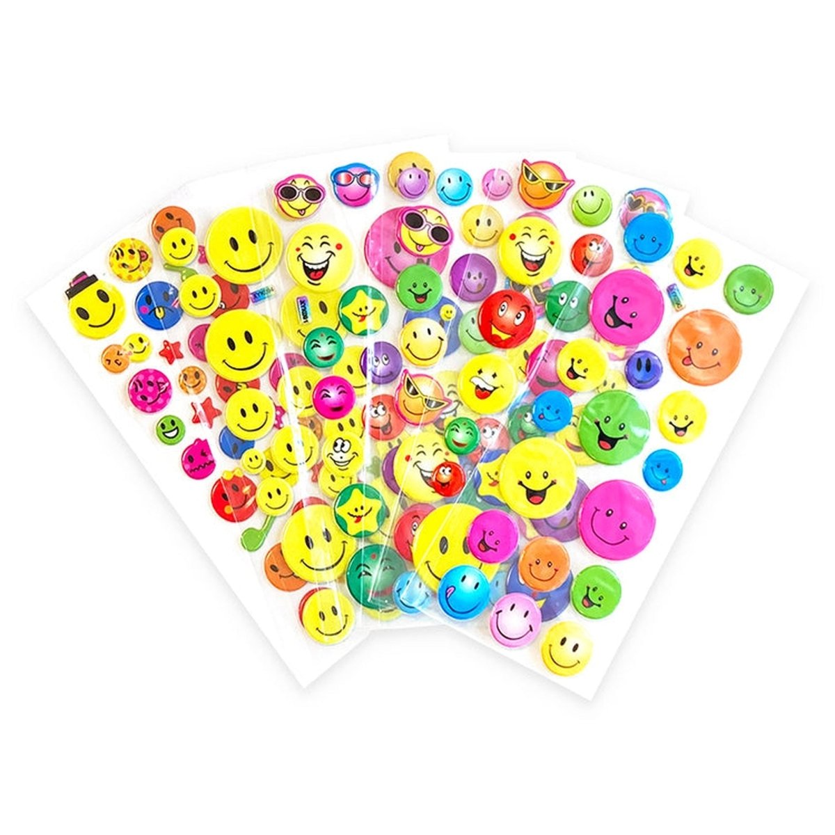 Emoji Puffy Sticker Sheet - PoundToys