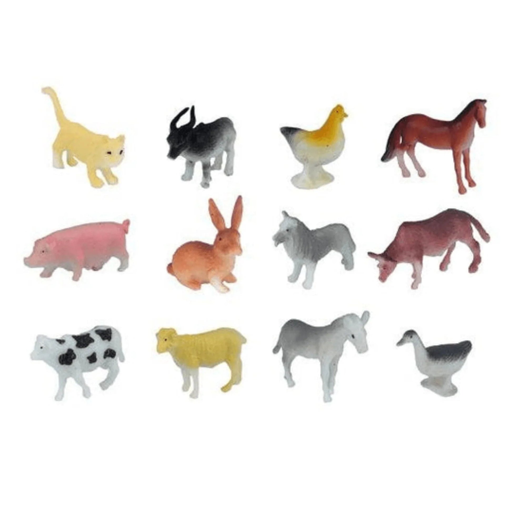 Farm Animal Figures (4-5cm) - PoundToys