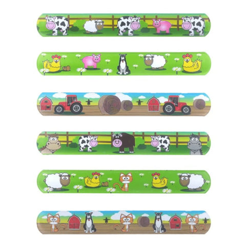 Farm Animal Snap Bracelets - Kids Party Craft