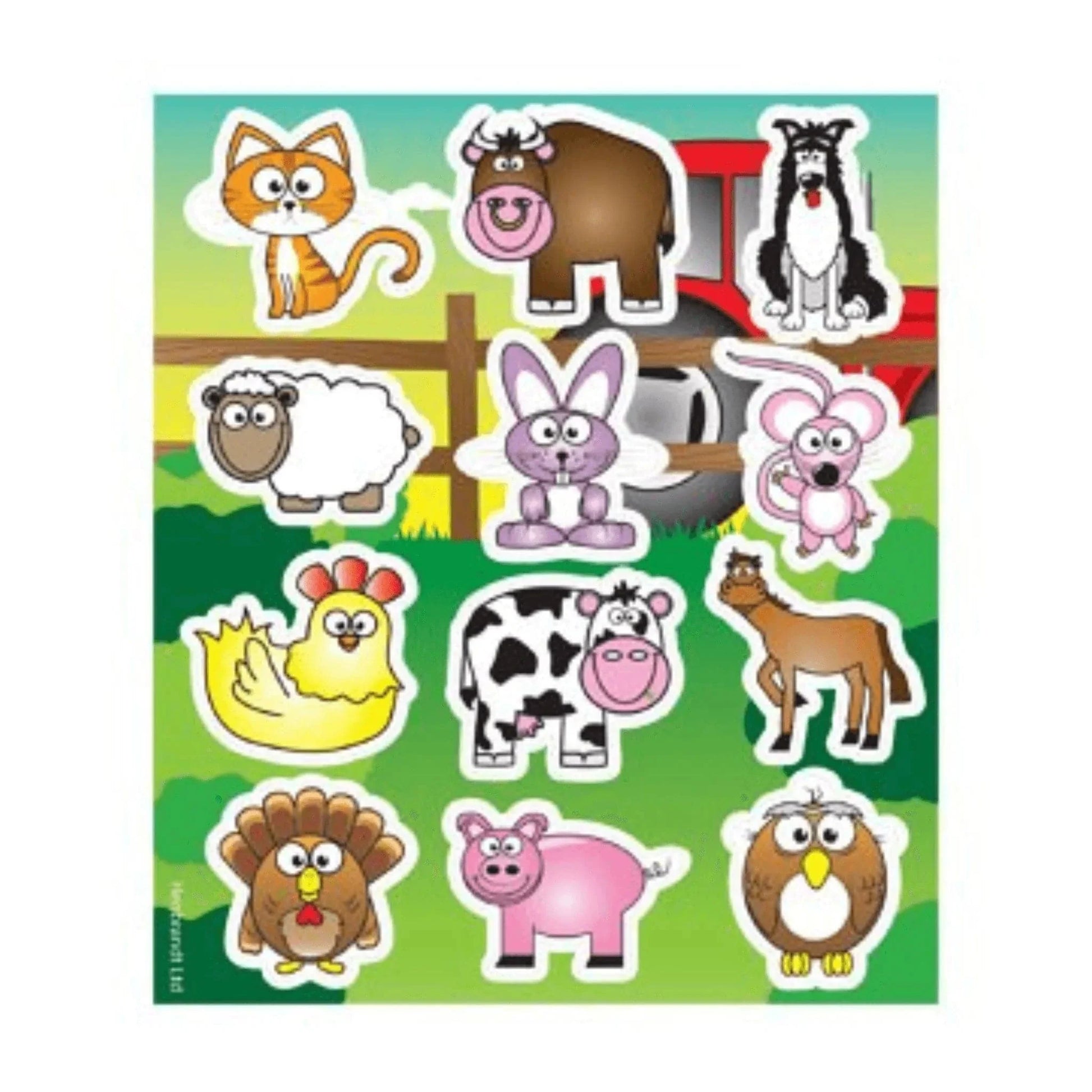 Farm Animal Sticker Sheets - PoundToys