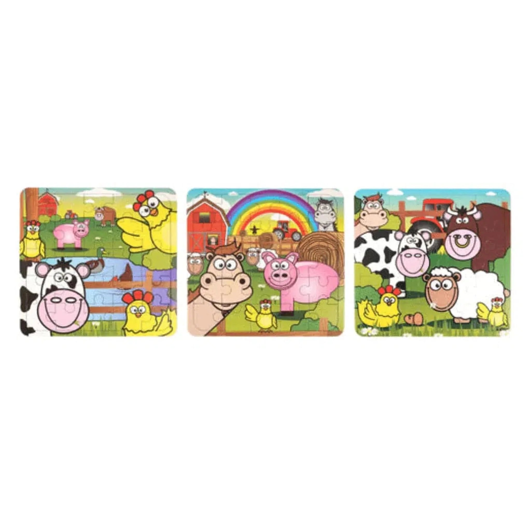 Farm Mini Jigsaw Puzzle - Kids Party Craft