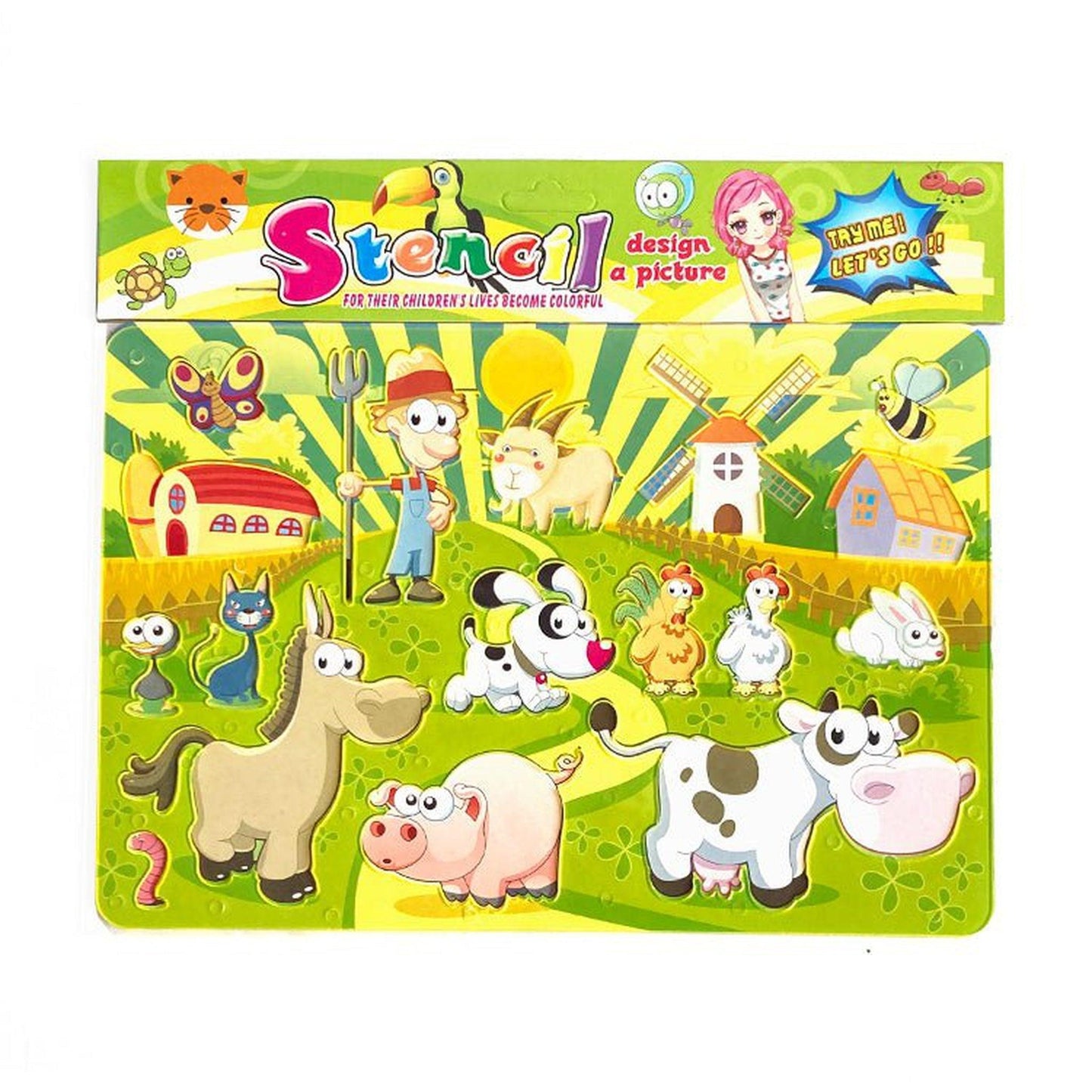 Farm Stencil Fun Pack - PoundToys