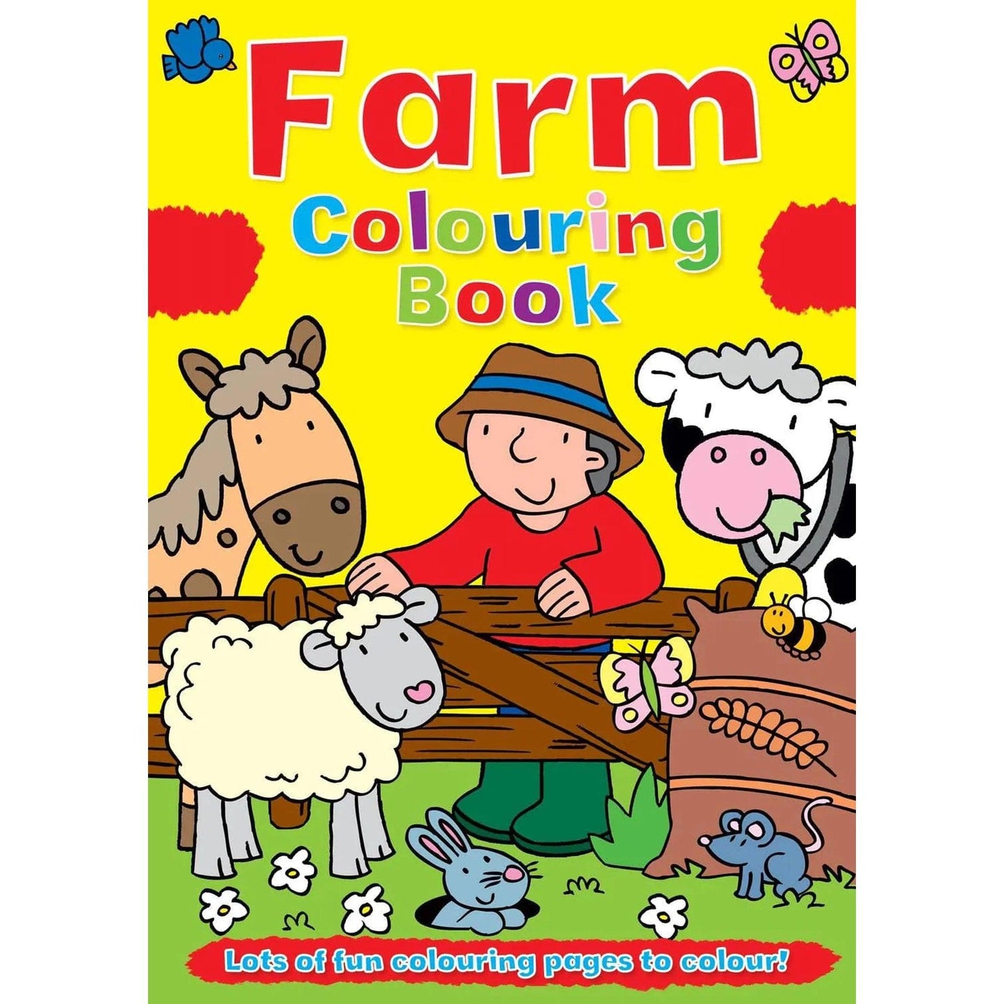 Farm Themed Colouring Book - PoundToys