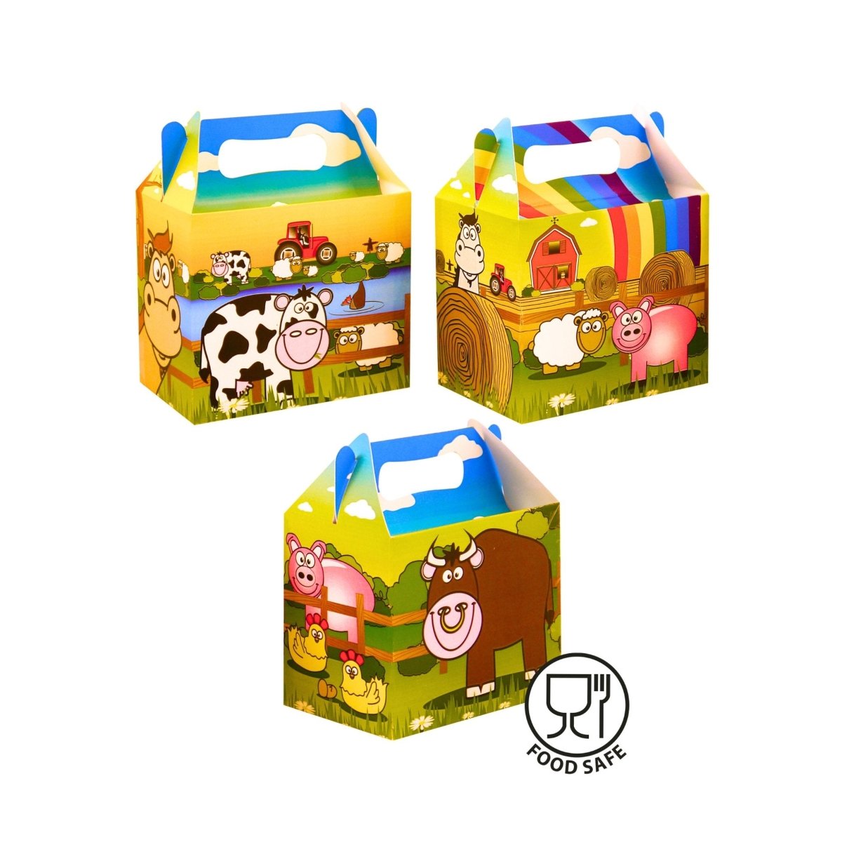 Farm Themed Party Food Boxes - PoundToys