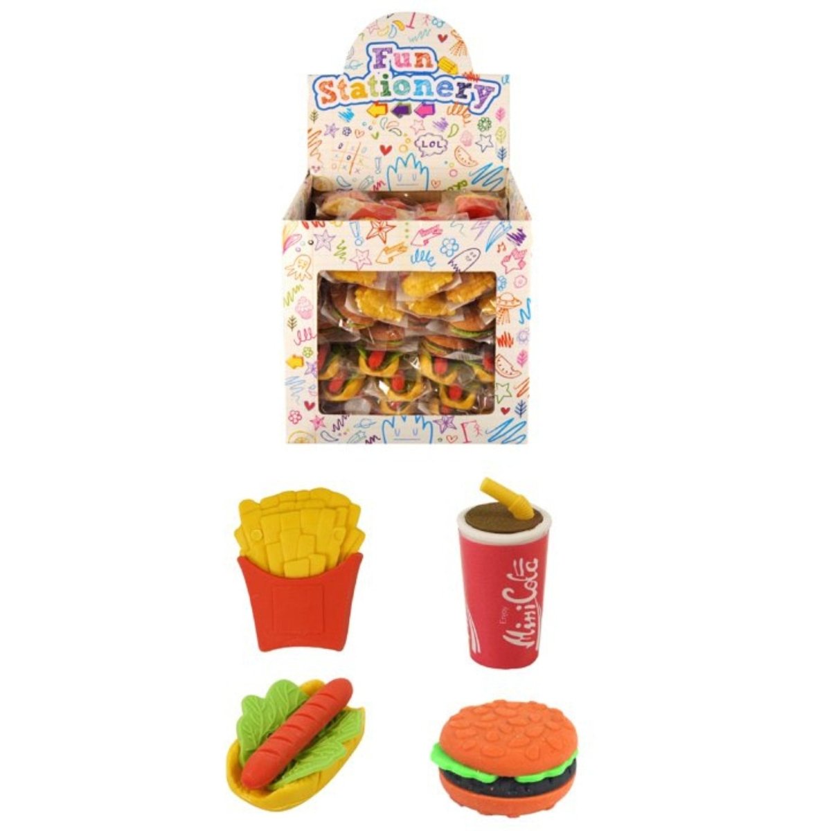 Fast Food Eraser - PoundToys