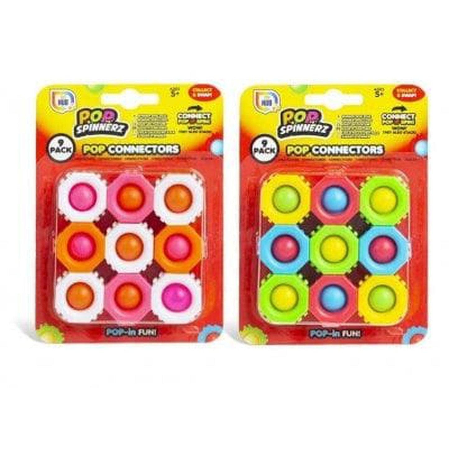 Fidget Pop Spinnerz 9 Pack - PoundToys