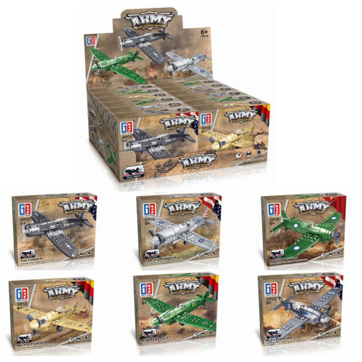 Fighter Plane Kits Make Your Own WW11 - PoundToys