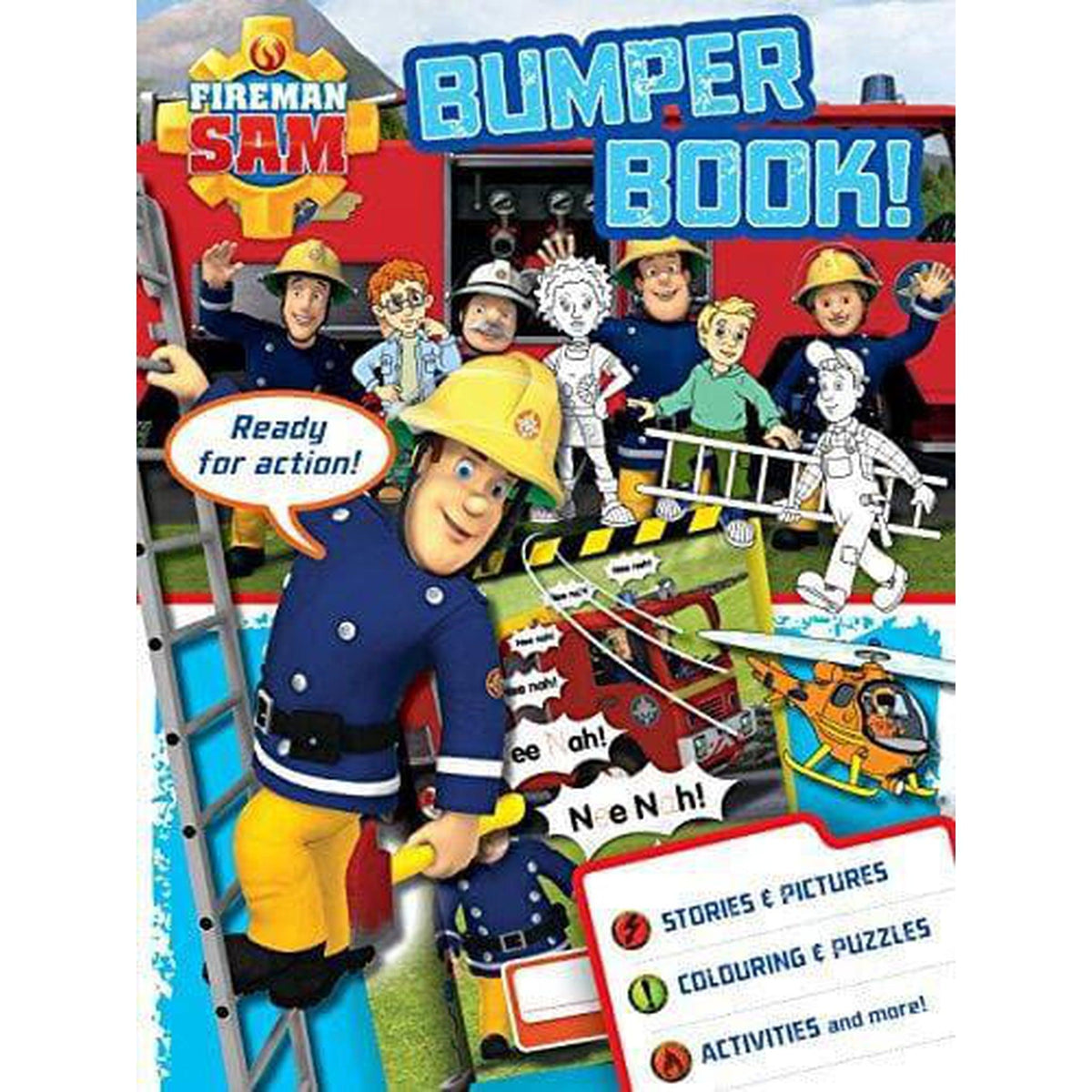 Fireman Sam Bumper Activity Book - PoundToys