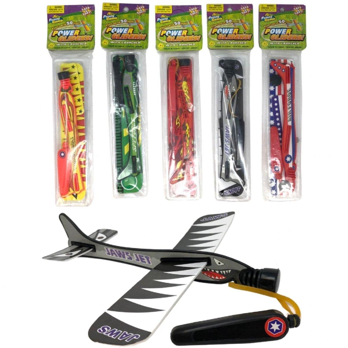 Flying Gliders W/Launcher 32x7.5cm - PoundToys