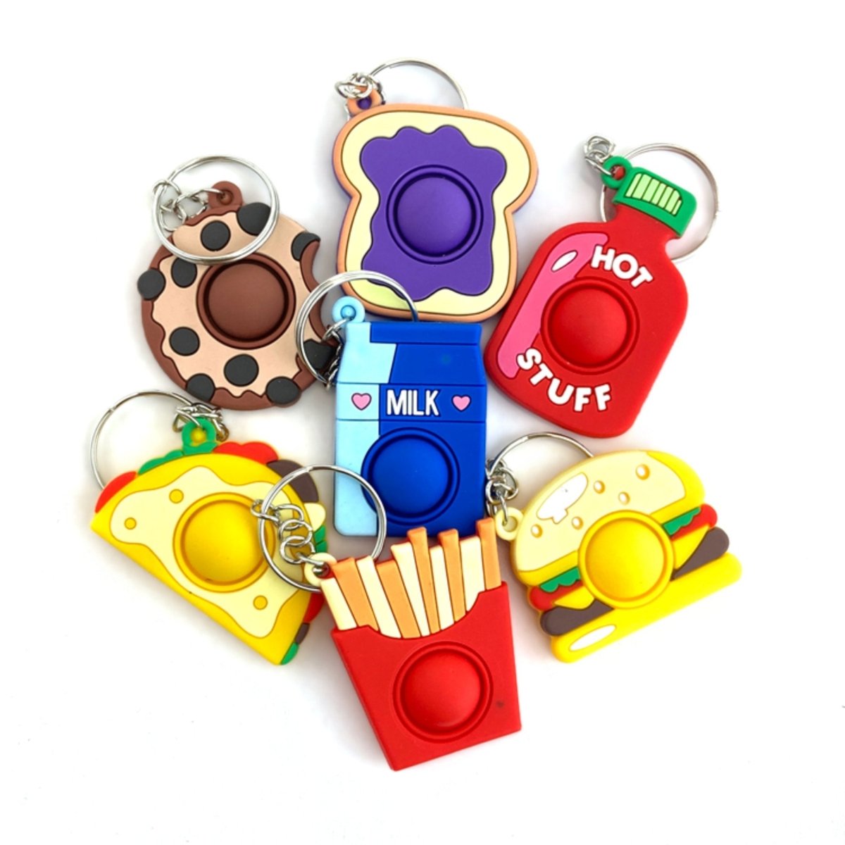 Foodie Fun Popper Keyring - PoundToys