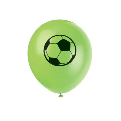 Football 12" Latex Balloons 8pk - PoundToys