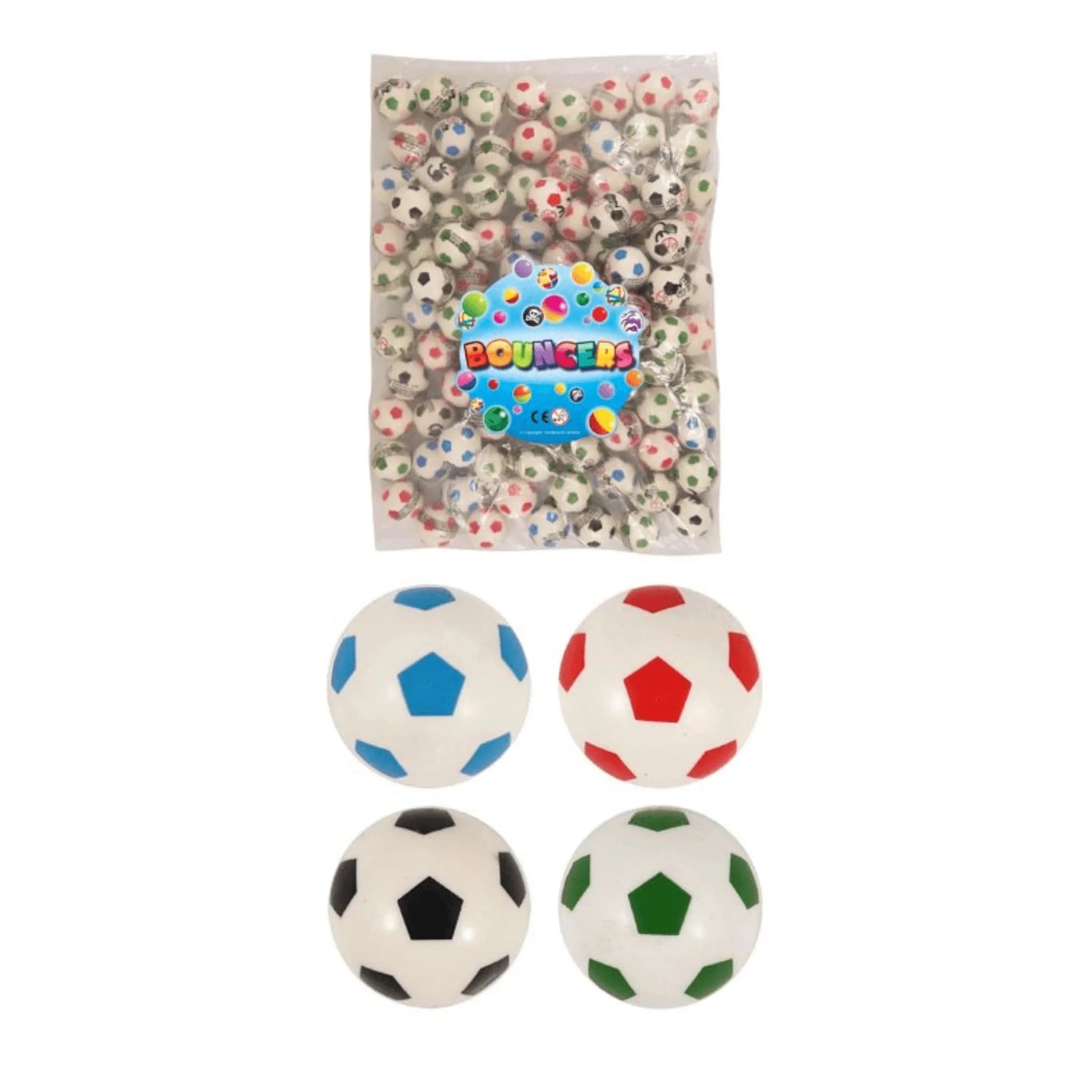 Football Bouncy Balls / Jet Balls (3.3cm) - PoundToys