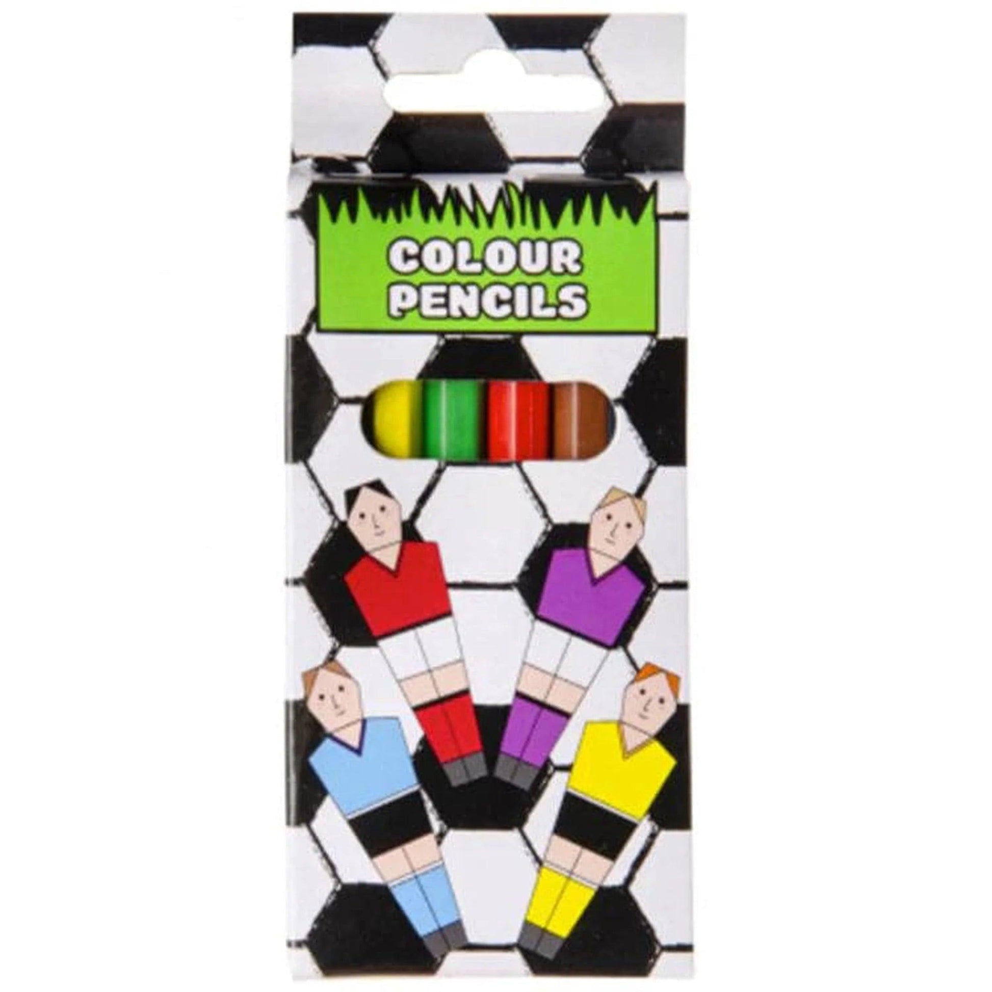 Football Mini Colouring Pencils x 6 - PoundToys