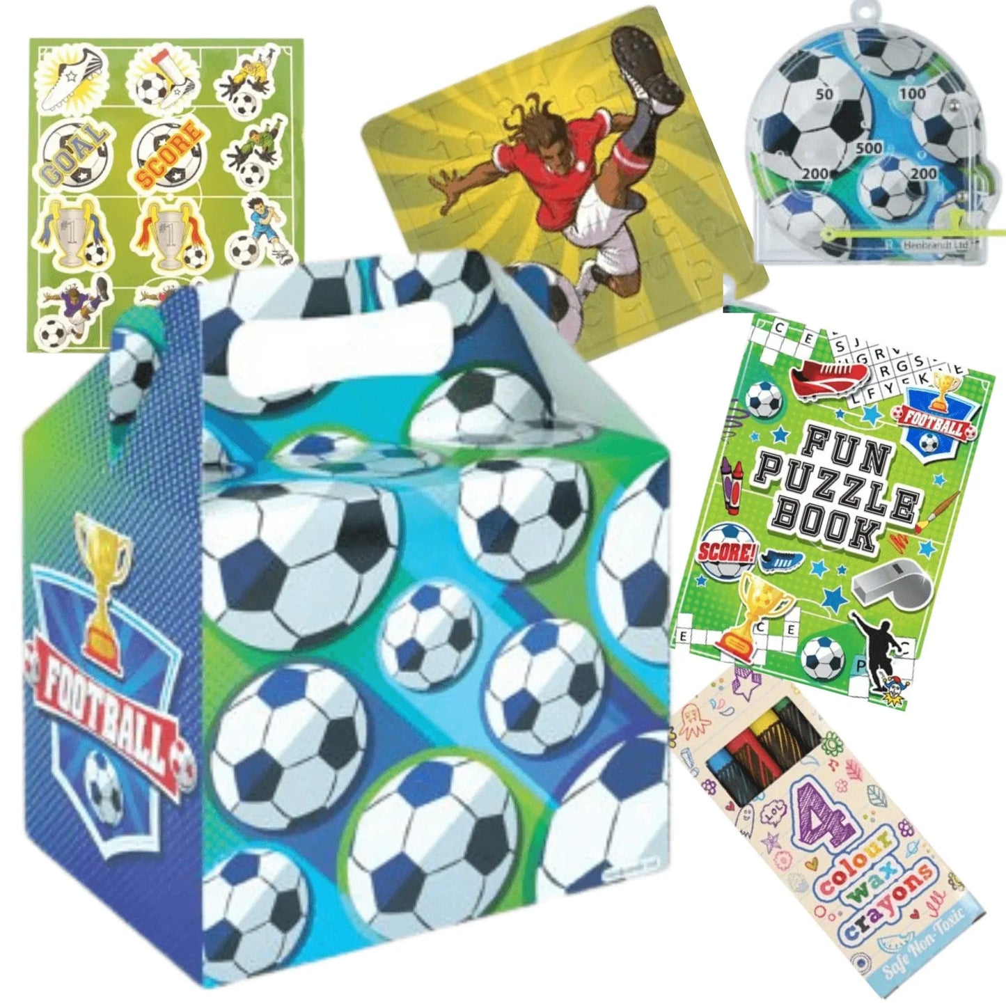 Football Pre-Filled Party Food Boxes - PoundToys