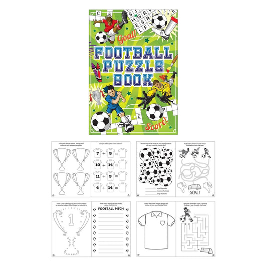 Football Themed Fun Puzzle Book - PoundToys