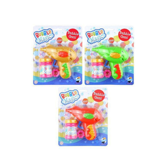 Friction Bubble Gun with Bubble Solution - PoundToys