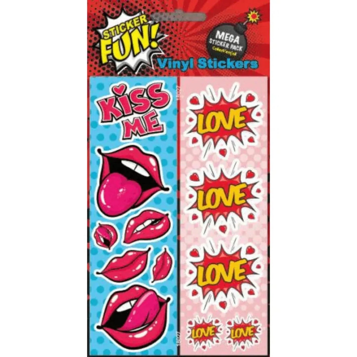 Fun Vinyl Stickers Love - PoundToys