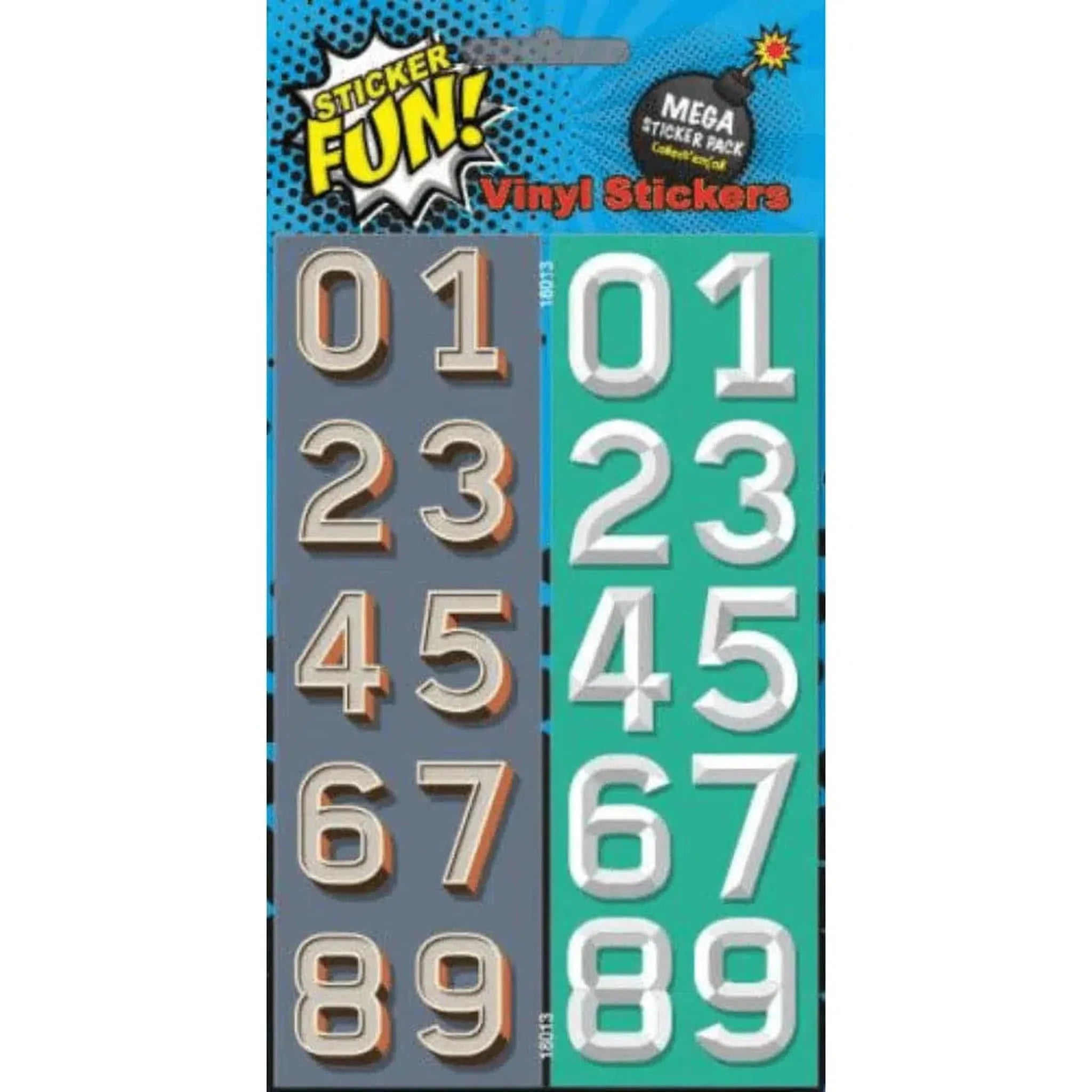 Fun Vinyl Stickers Numbers - PoundToys