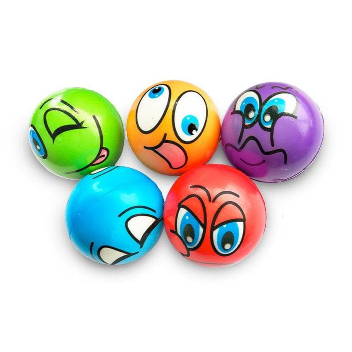 Funny Faces 6cms Stress Ball - PoundToys