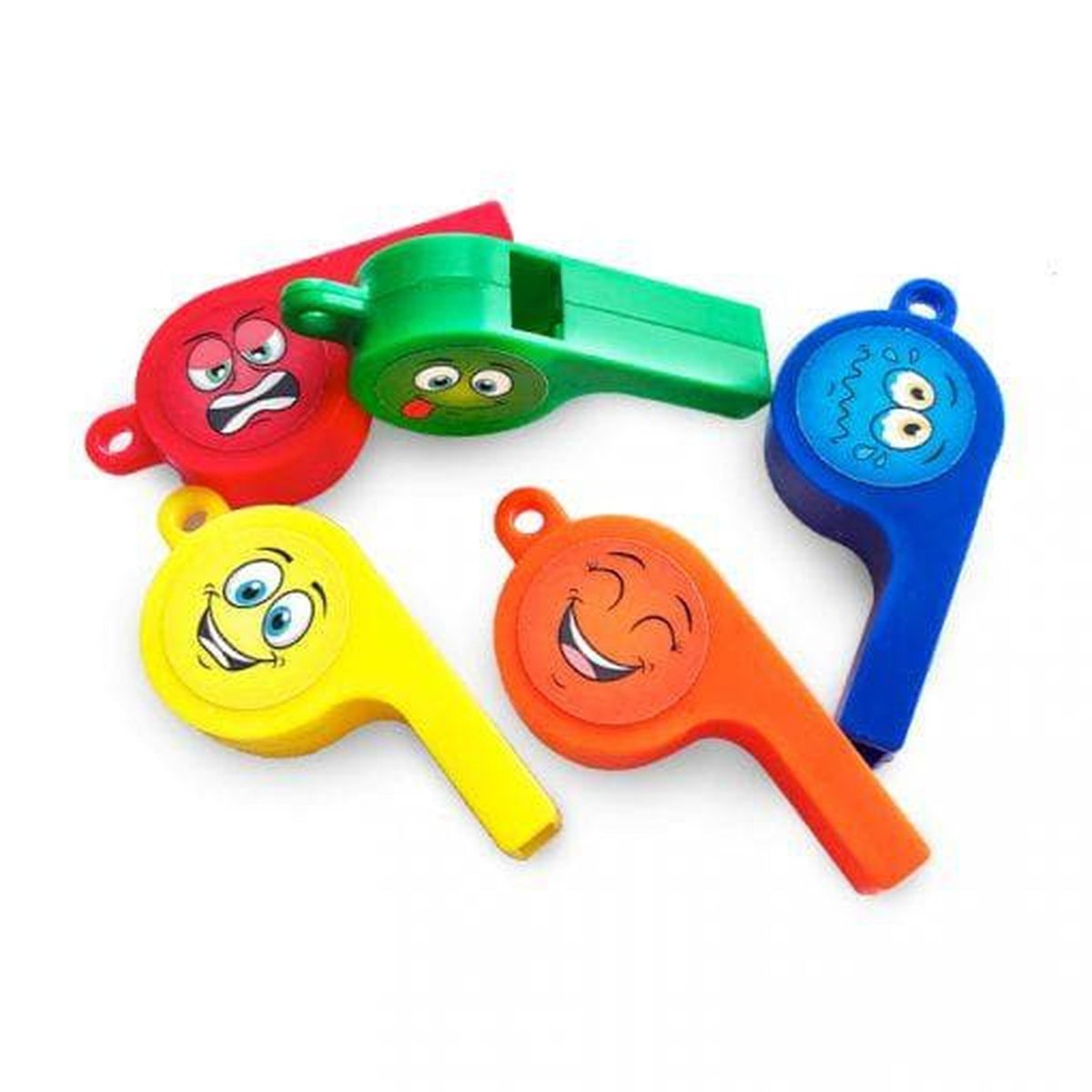 Funny Faces Whistles x 5 - PoundToys