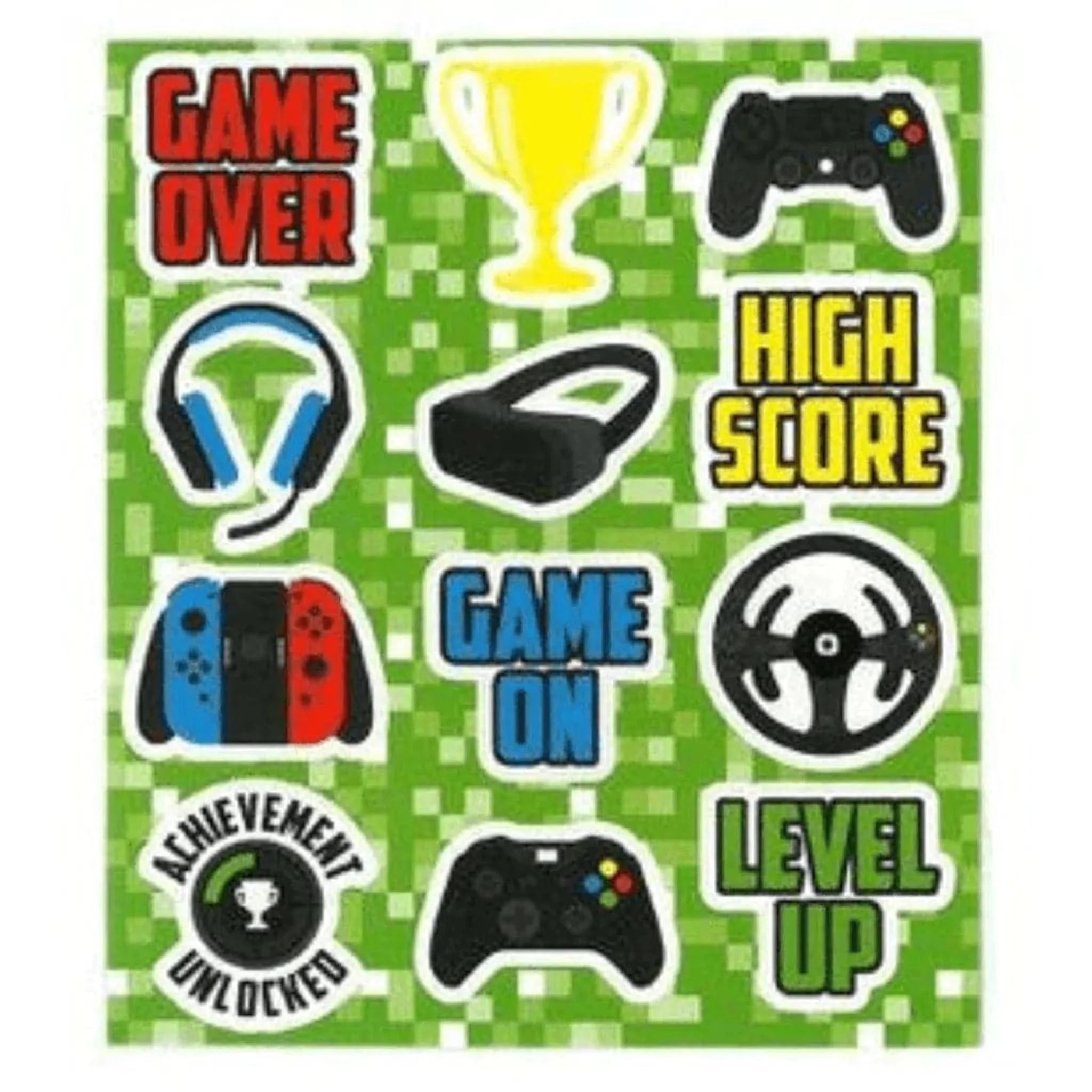 Gamer Sticker Sheet - PoundToys