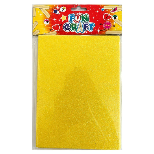 Glitter Board 4 Pack - Yellow - PoundToys