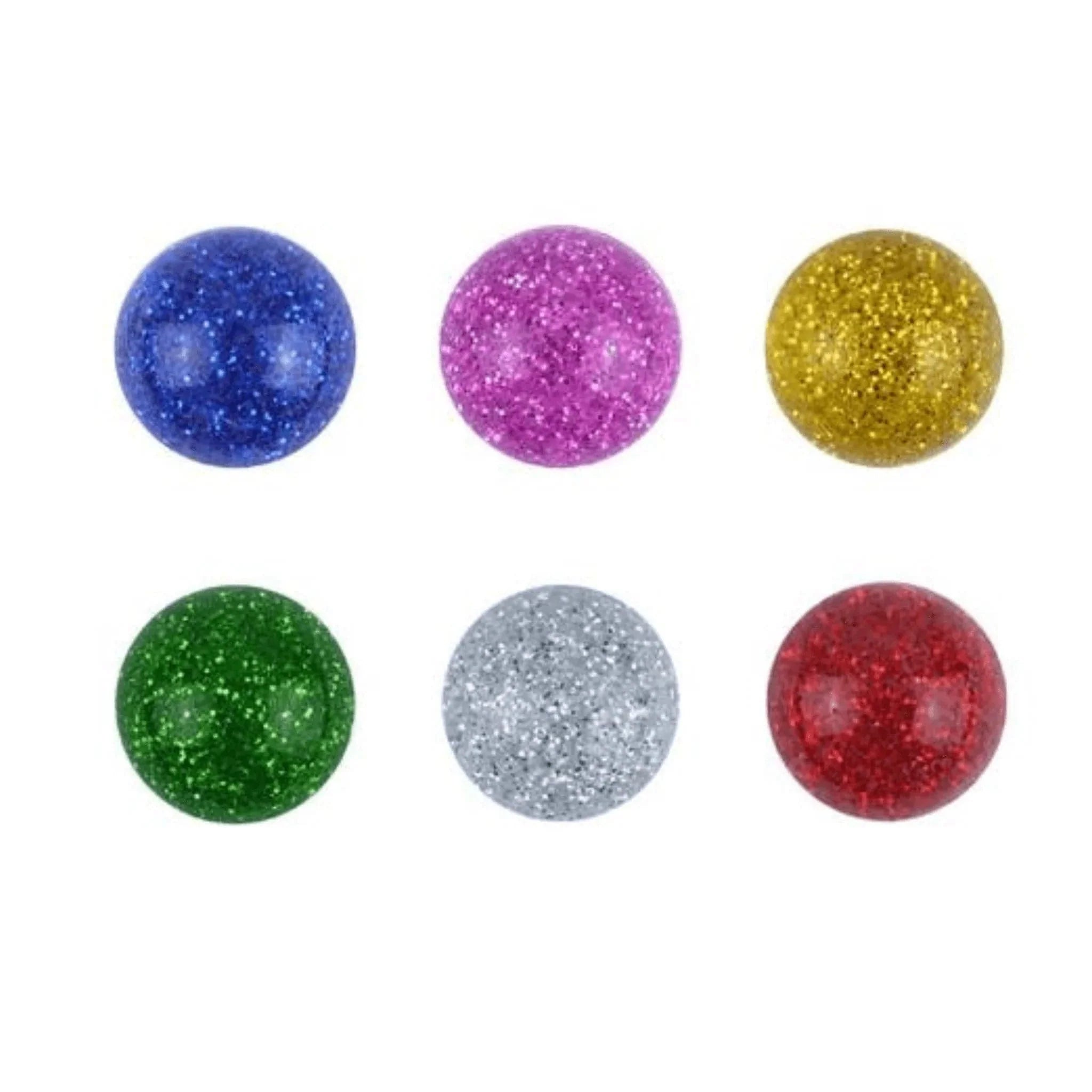 Glitter Bouncy Balls / Jet Balls (3.3cm) - PoundToys