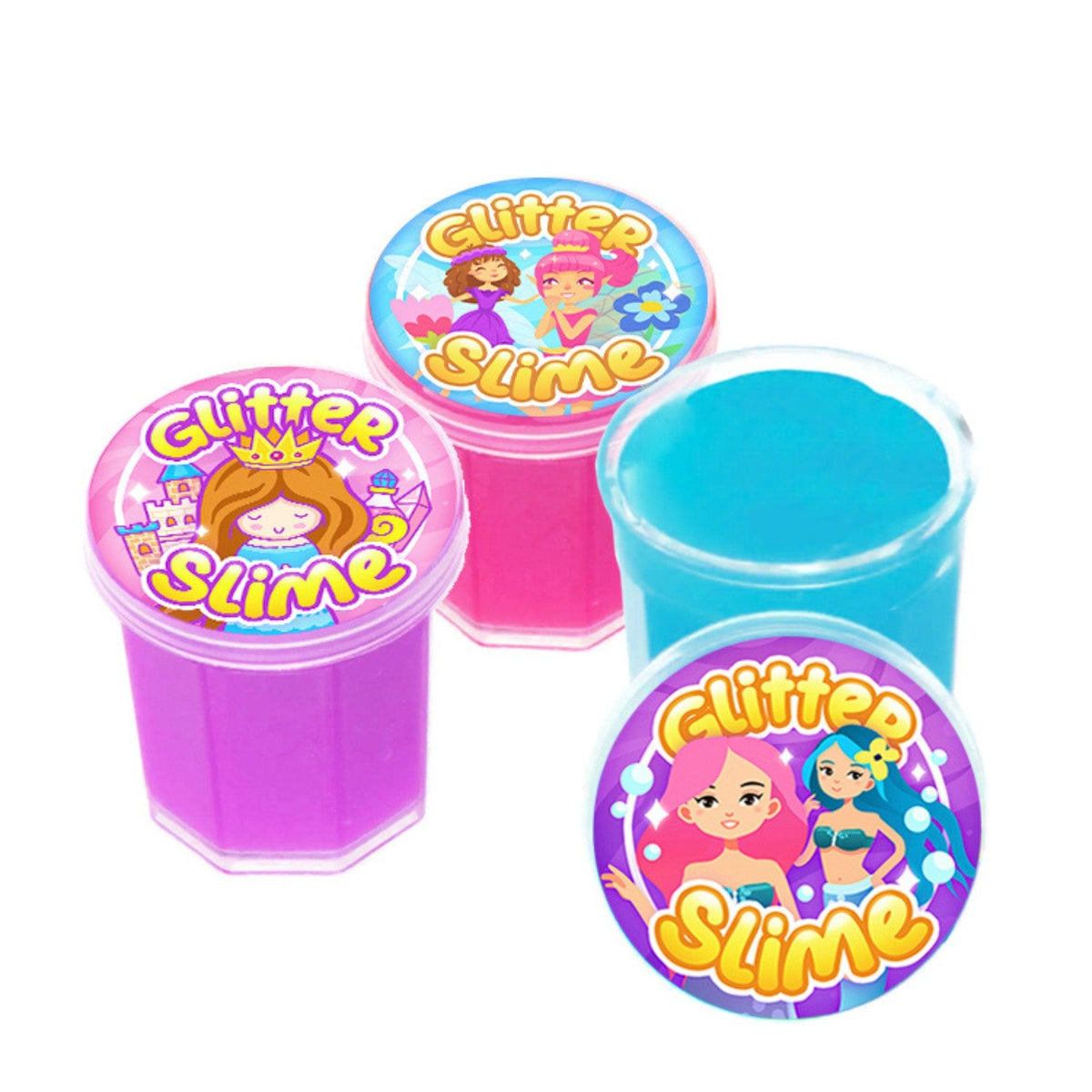 Glitter Slime Pots Mermaid/Princess/Fairy - PoundToys