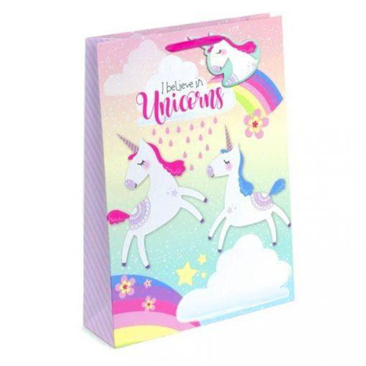 Glitter Unicorns Party Gift Bags (Large) - PoundToys
