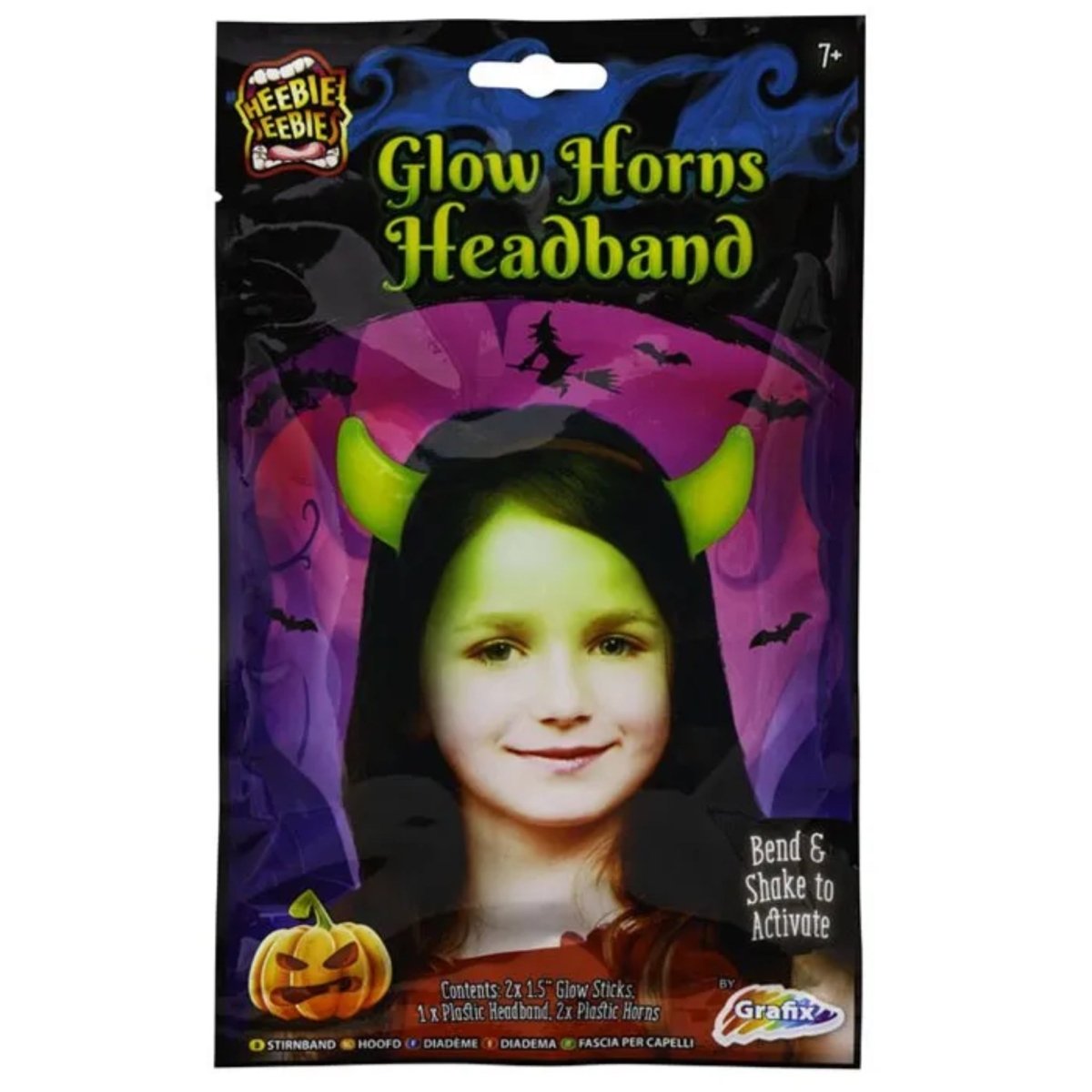 Glow Horns Headband - PoundToys