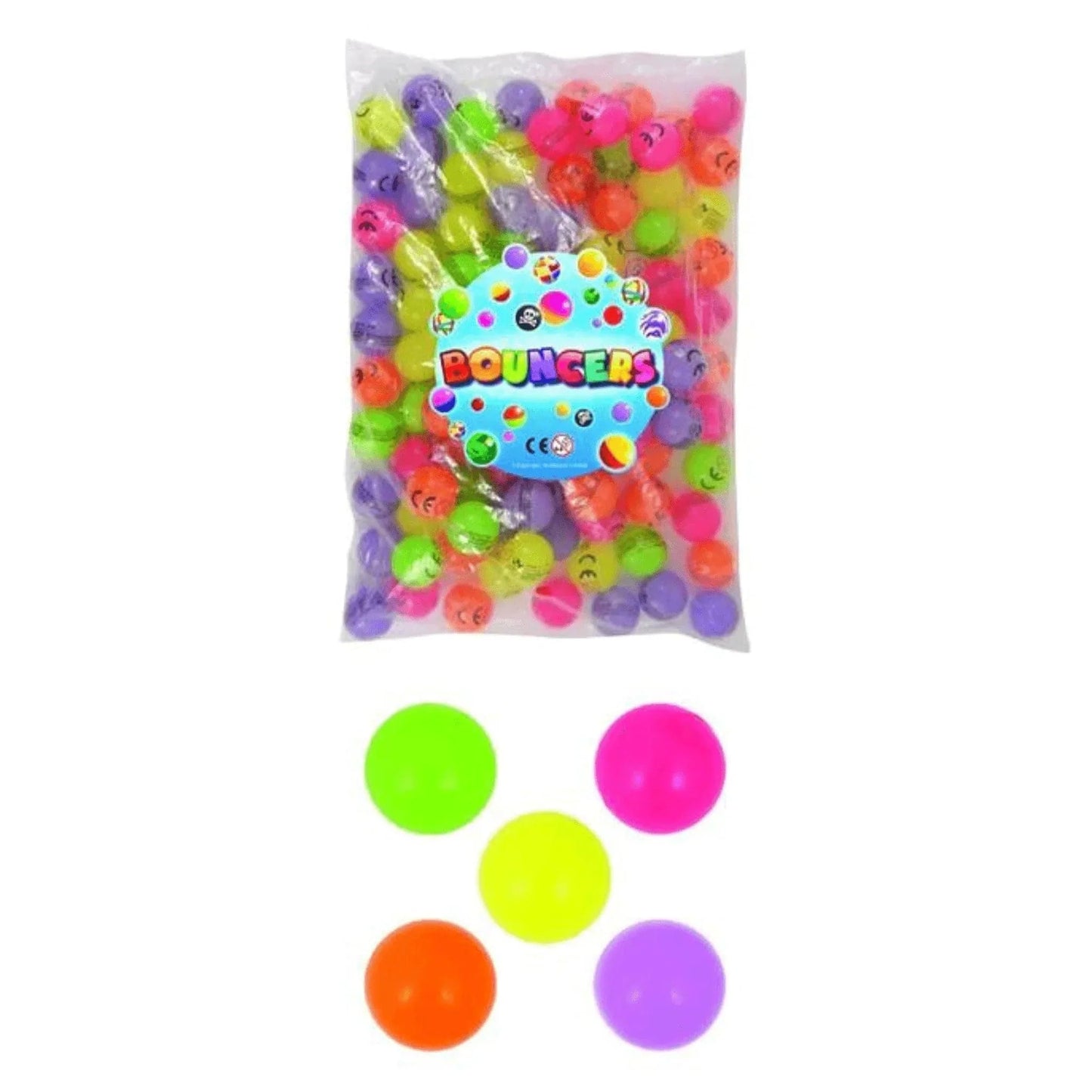 Glow in the Dark Bouncy Balls / Jet Balls (3.3cm) - PoundToys